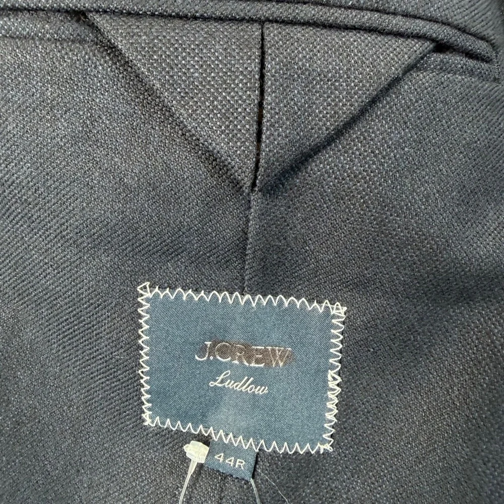 J.Crew Mens 44R Ludlow Blazer Navy Blue Moon England Wool Cotton BH230